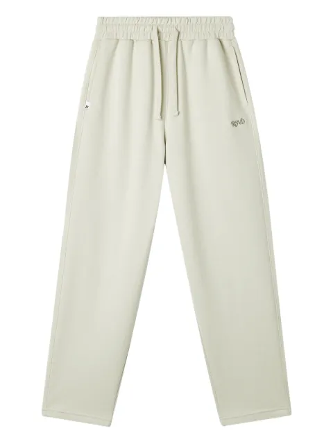 izzue elastic-waistband embroidered track pants