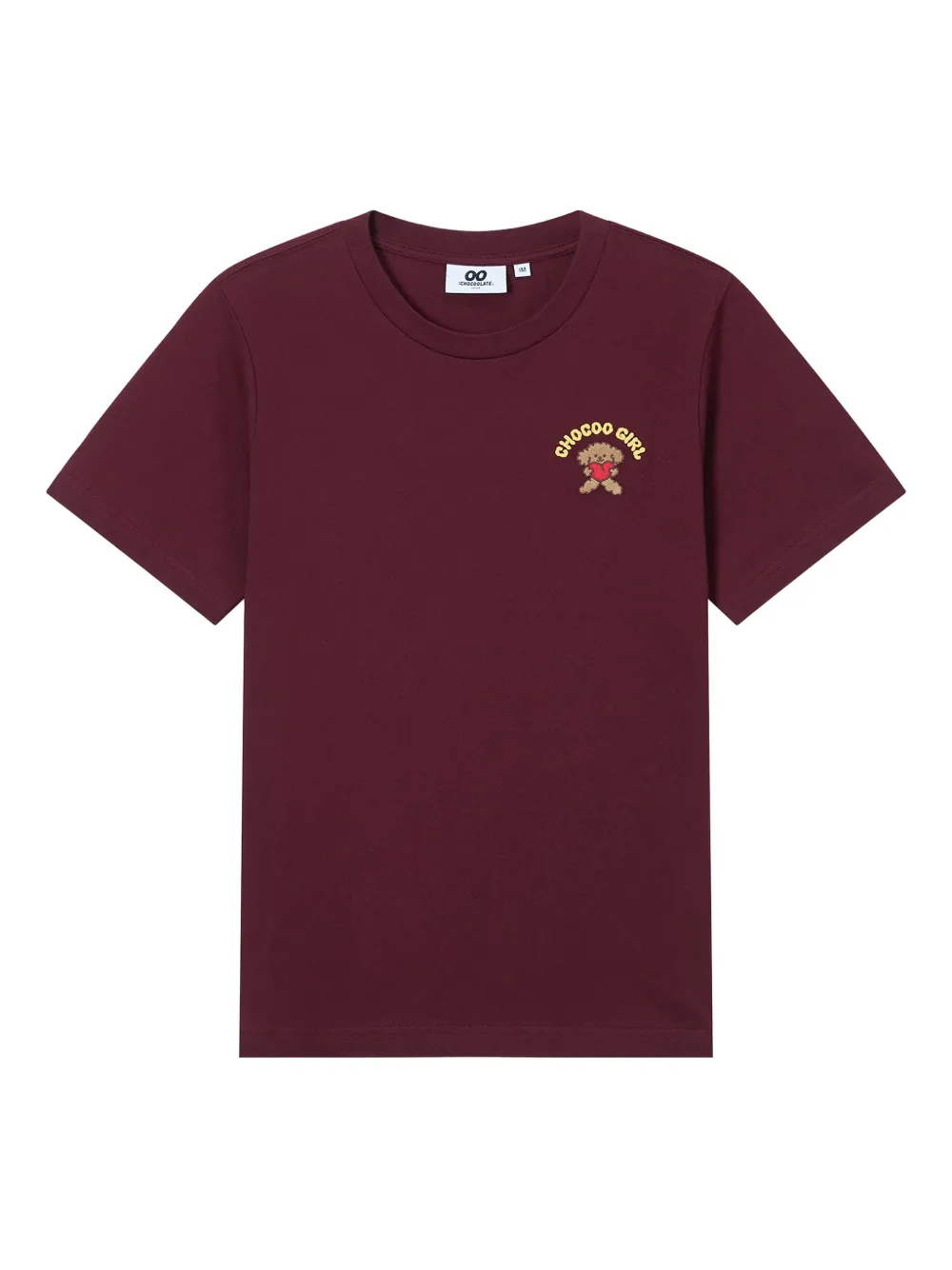 CHOCOOLATE embroidered T-shirt | Red | Image 1