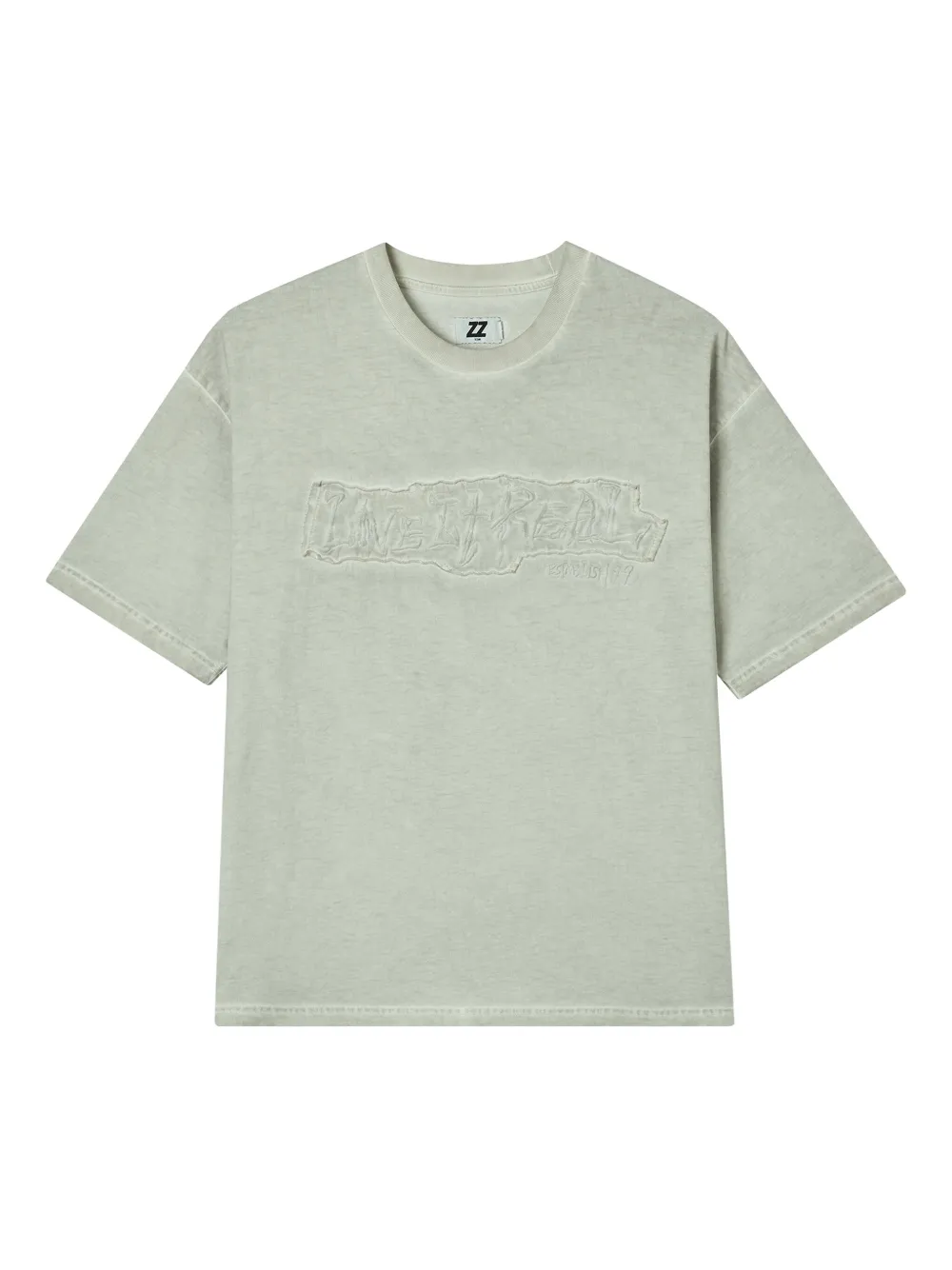 izzue embossed-logo T-shirt | Green | Image 1