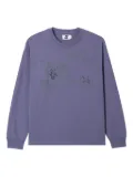 izzue graphic-print sweatshirt - Purple