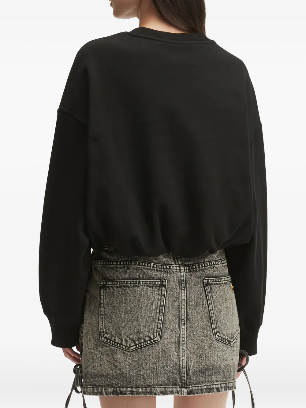 Izzue Embroidered Sweatshirt In Black