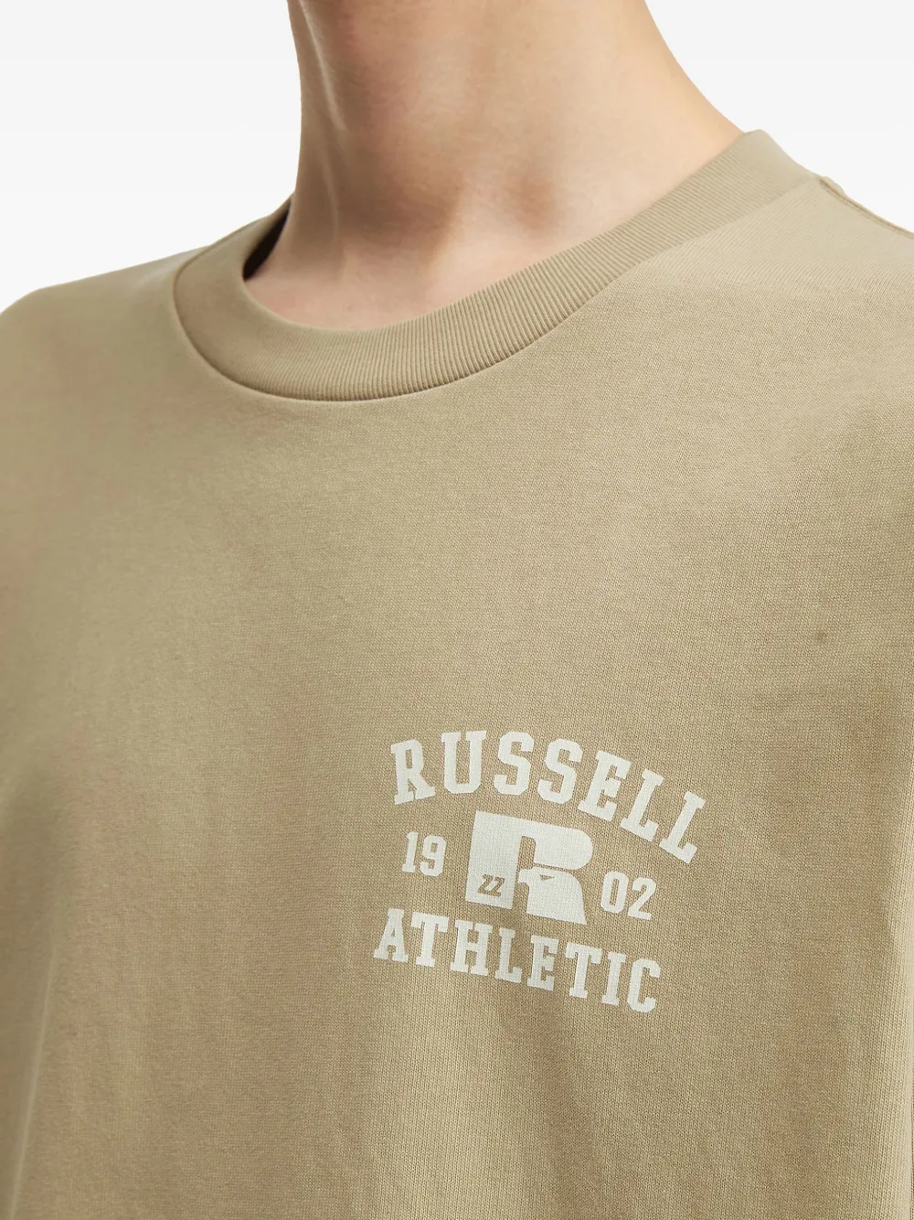 Izzue Russell Athletic Long-sleeve T-shirt In Neutral