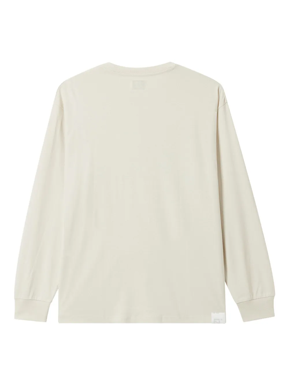 Izzue bear-print long-sleeve T-shirt - Wit
