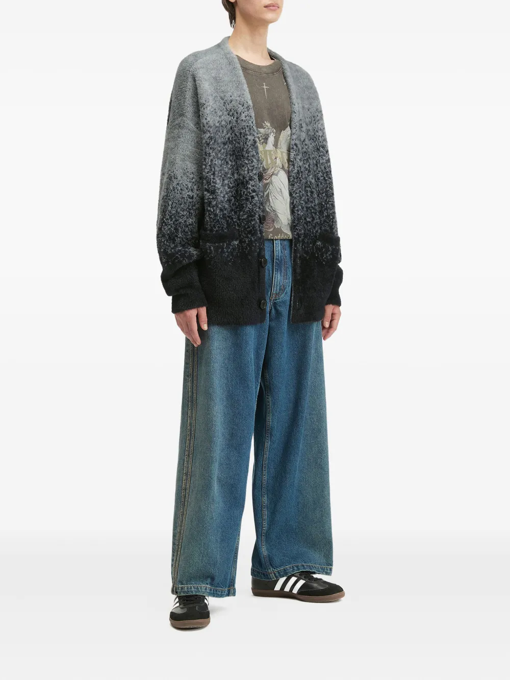 FIVE CM ombre-effect buttoned cardigan | Cardigans | Image 2