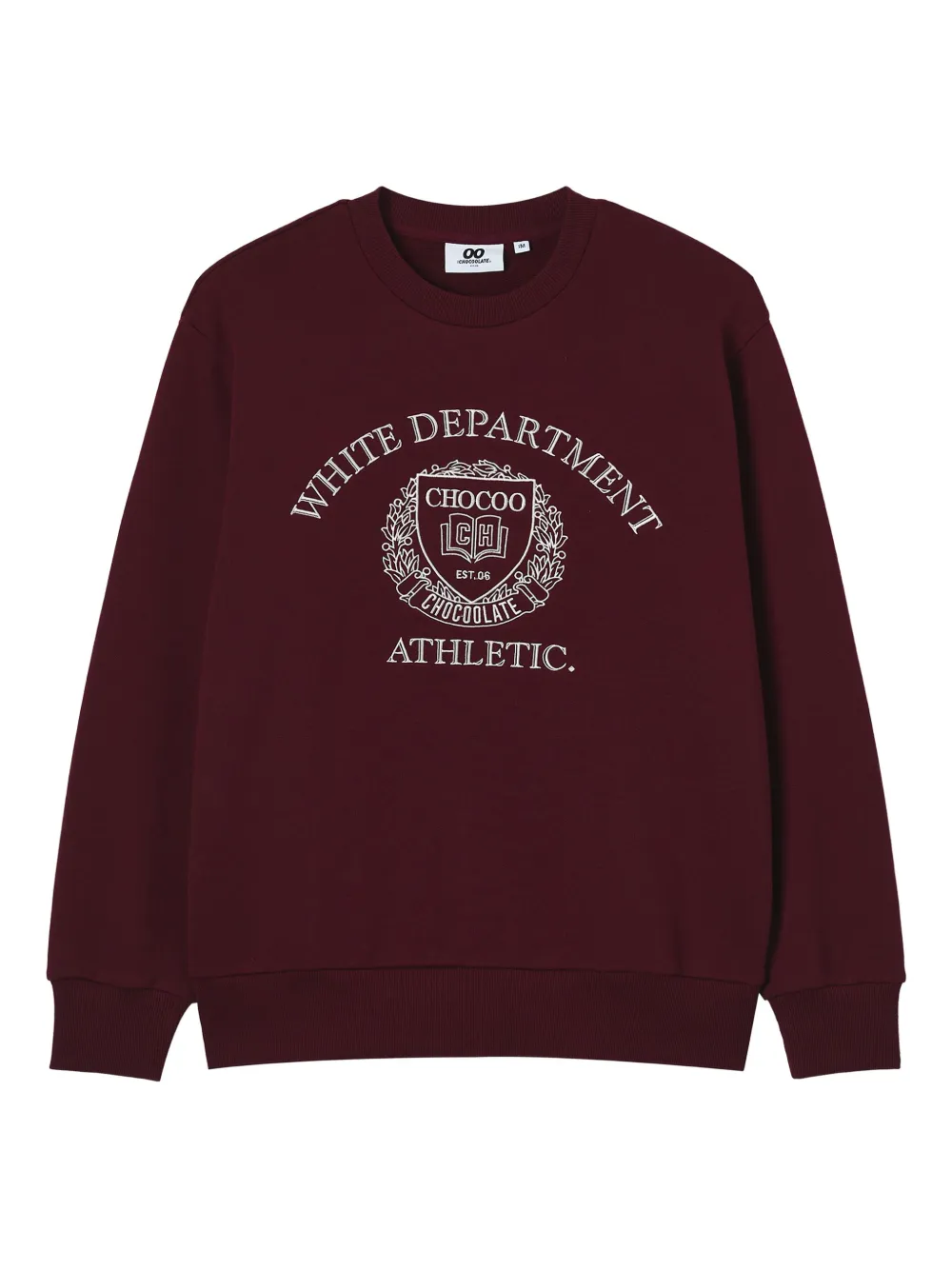 CHOCOOLATE embroidered sweatshirt | Red | Image 1