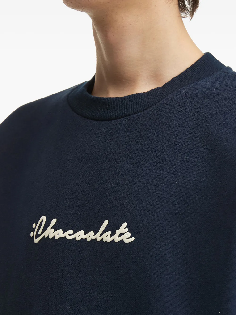 Chocoolate Logo-print Sweatshirt In Blue