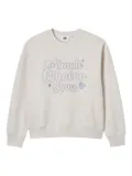 CHOCOOLATE embroidered crew-neck sweatshirt - Grey