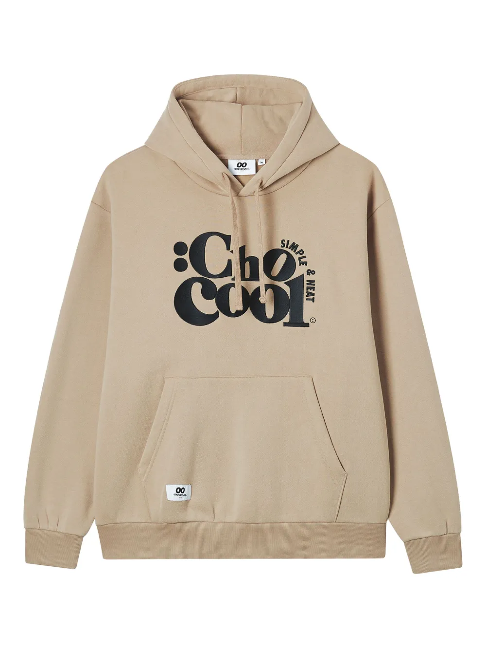 CHOCOOLATE logo-print hoodie | Neutrals | Image 1
