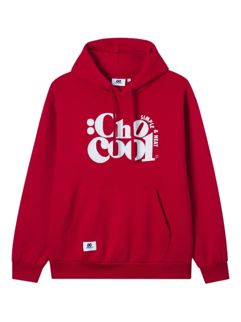 CHOCOOLATE logo-print hoodie