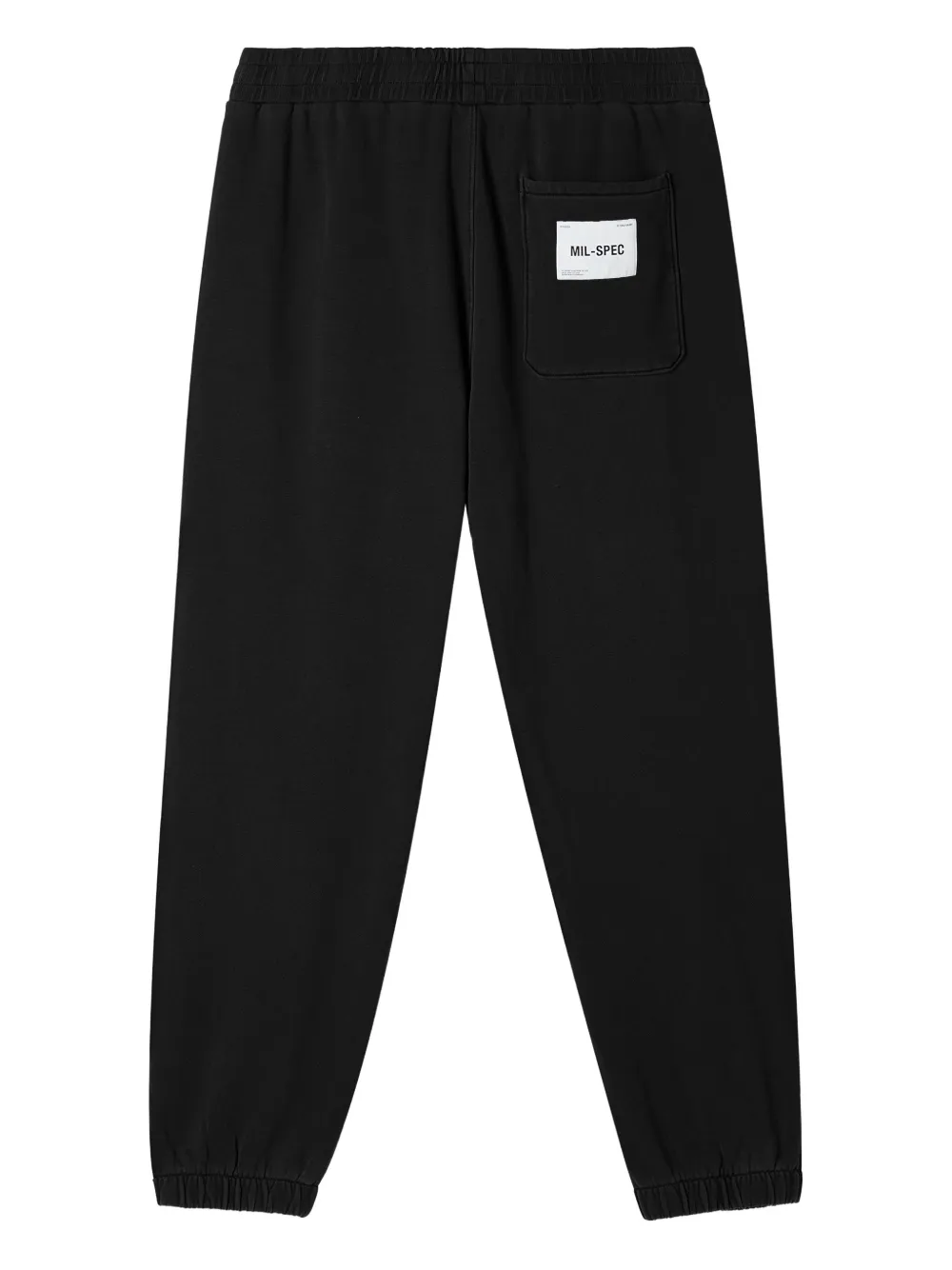 Izzue Katoenen trainingsbroek met elastische afwerking - Zwart
