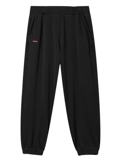 izzue elasticated-cuff cotton track pants