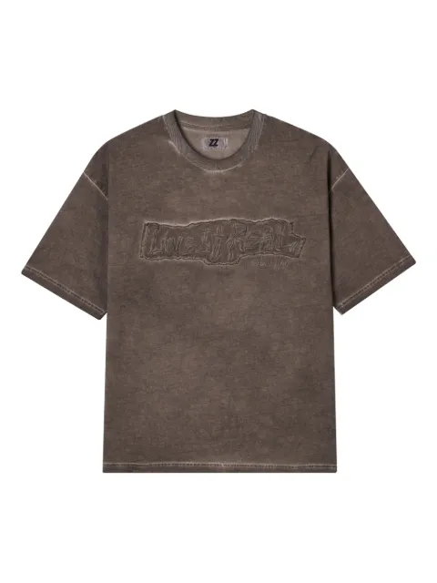 izzue T-Shirt mit Logo-Stickerei