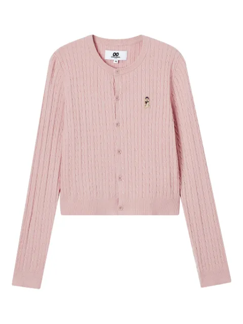 CHOCOOLATE cable-knit cardigan (set of two)