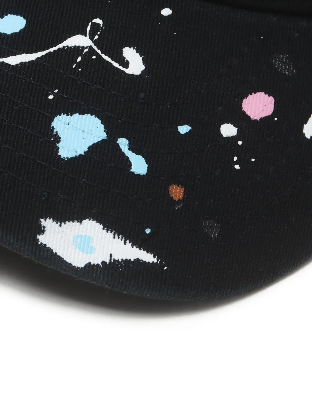 Paint-Splatter Baseball Cap Hat