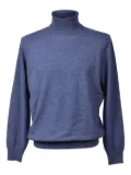 Brunello Cucinelli roll-neck wool sweater - Blue