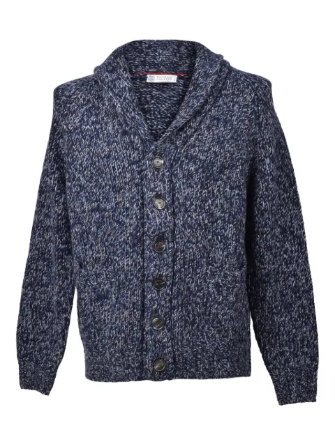 Brunello Cucinelli shawl-collar button cardigan