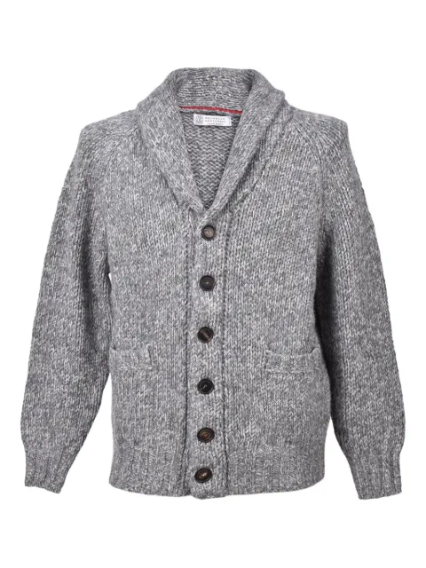 Brunello Cucinelli shawl-collar button-up cardigan