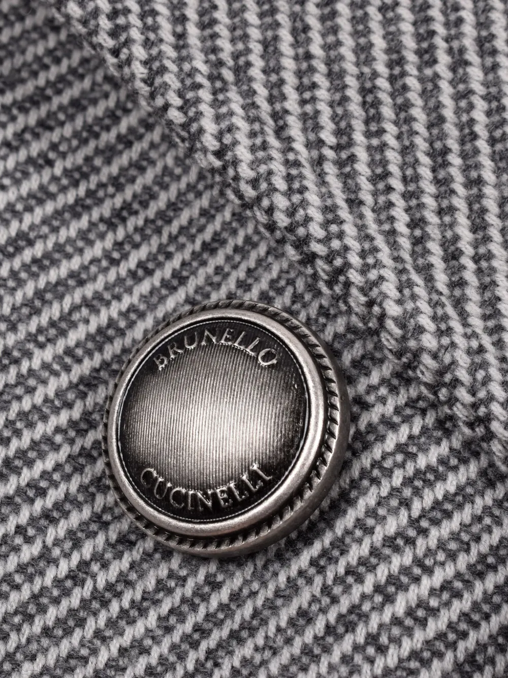 Brunello Cucinelli Jas met dubbele rij knopen Grijs