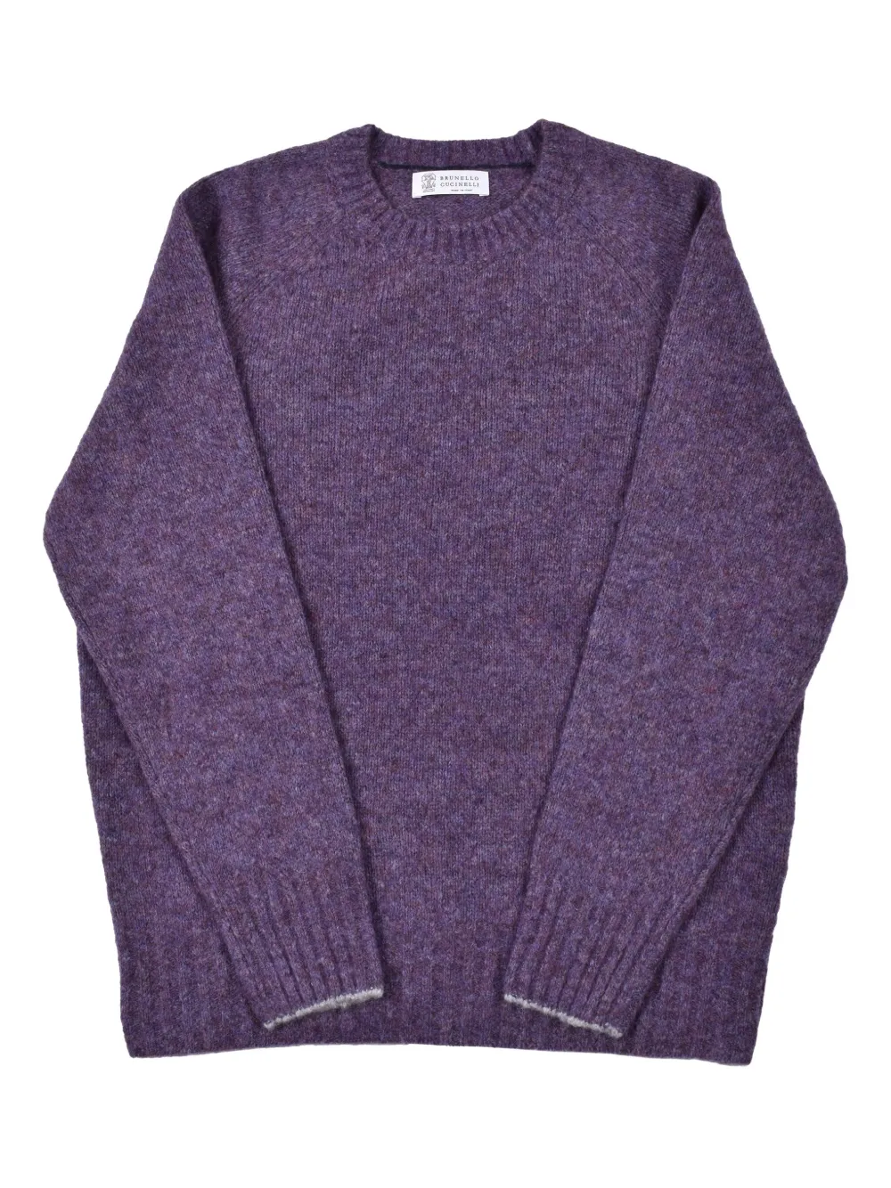 Brunello Cucinelli Trui met raglanmouwen Paars