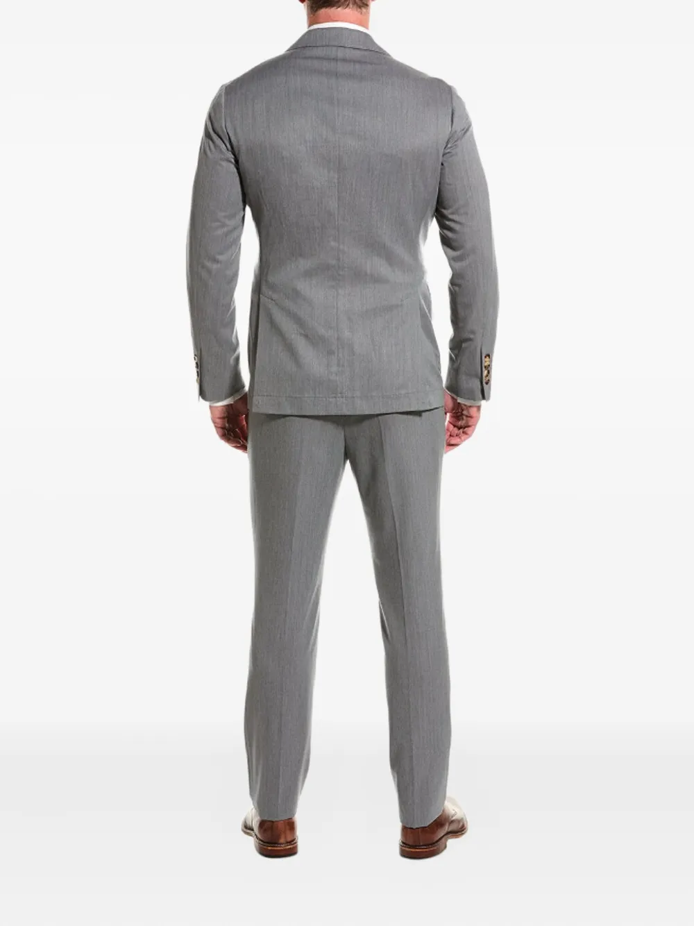 Brunello Cucinelli patch-pocket cotton suit | Single Breasted Suits | Image 2