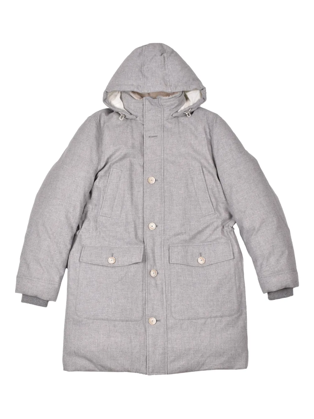 Brunello Cucinelli Jack met capuchon Grijs