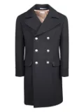 Brunello Cucinelli double-breasted coat - Black