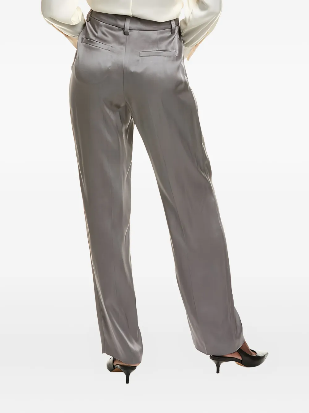 Brunello Cucinelli Geplooide broek Grijs