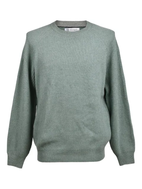 Brunello Cucinelli ribbed crew-neck sweater