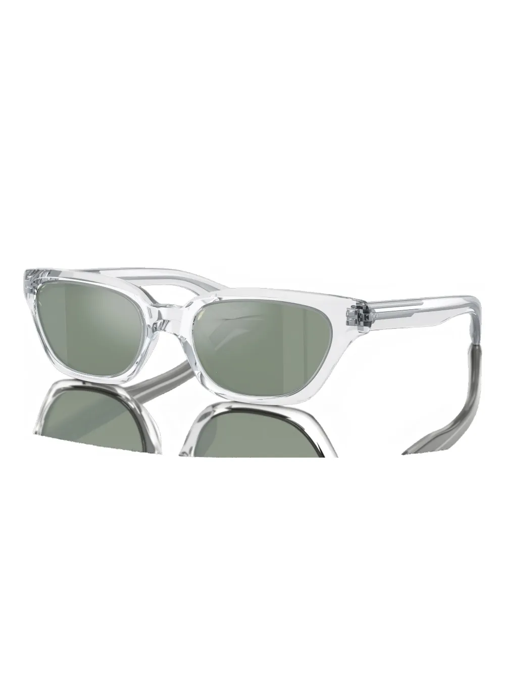 Oliver Peoples Zonnebril met doorzichtig cat-eye montuur - Grijs