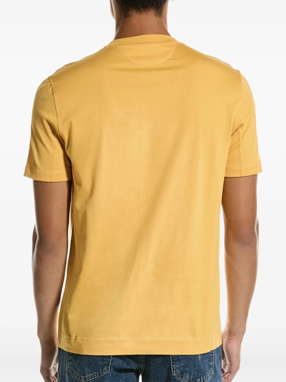 Brunello Cucinelli T-shirt met ronde hals - Oranje