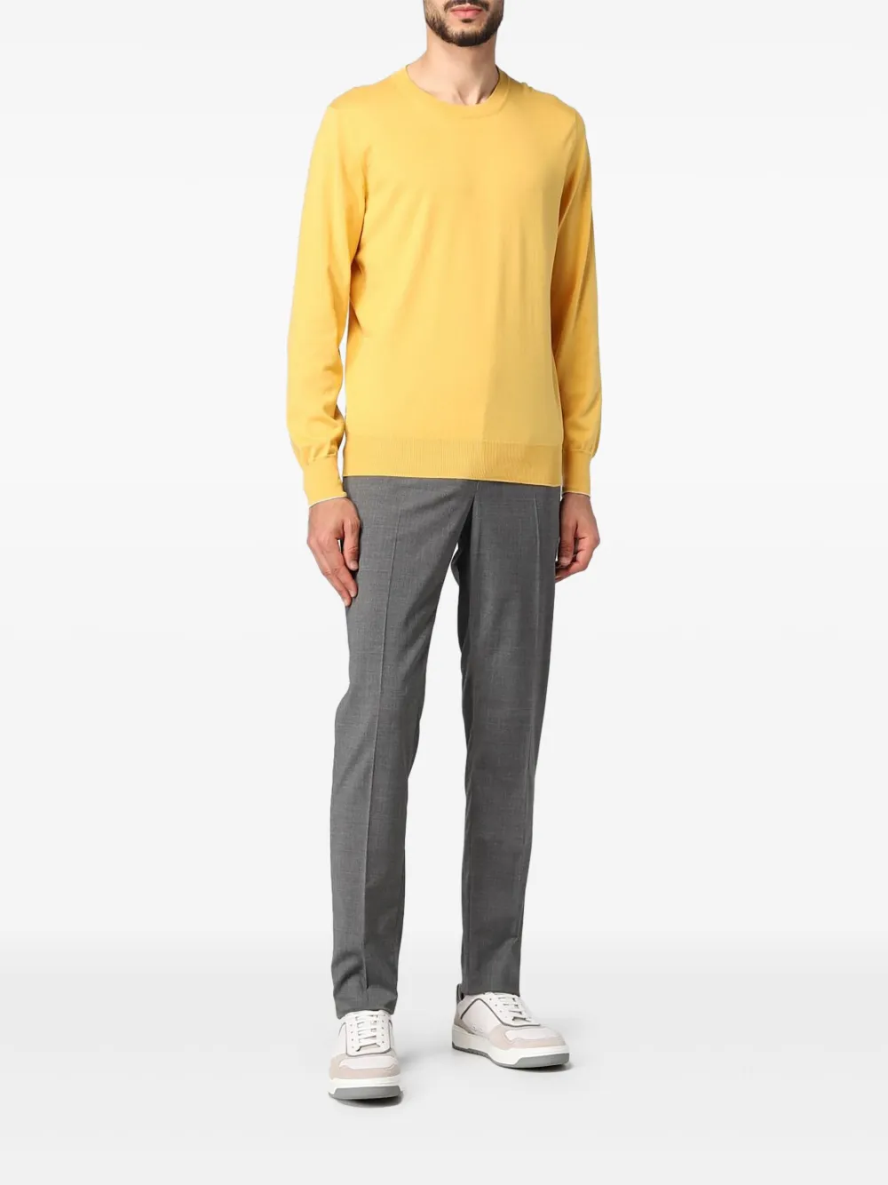 Brunello Cucinelli crew-neck cotton sweater | Knitted Sweaters | Image 2