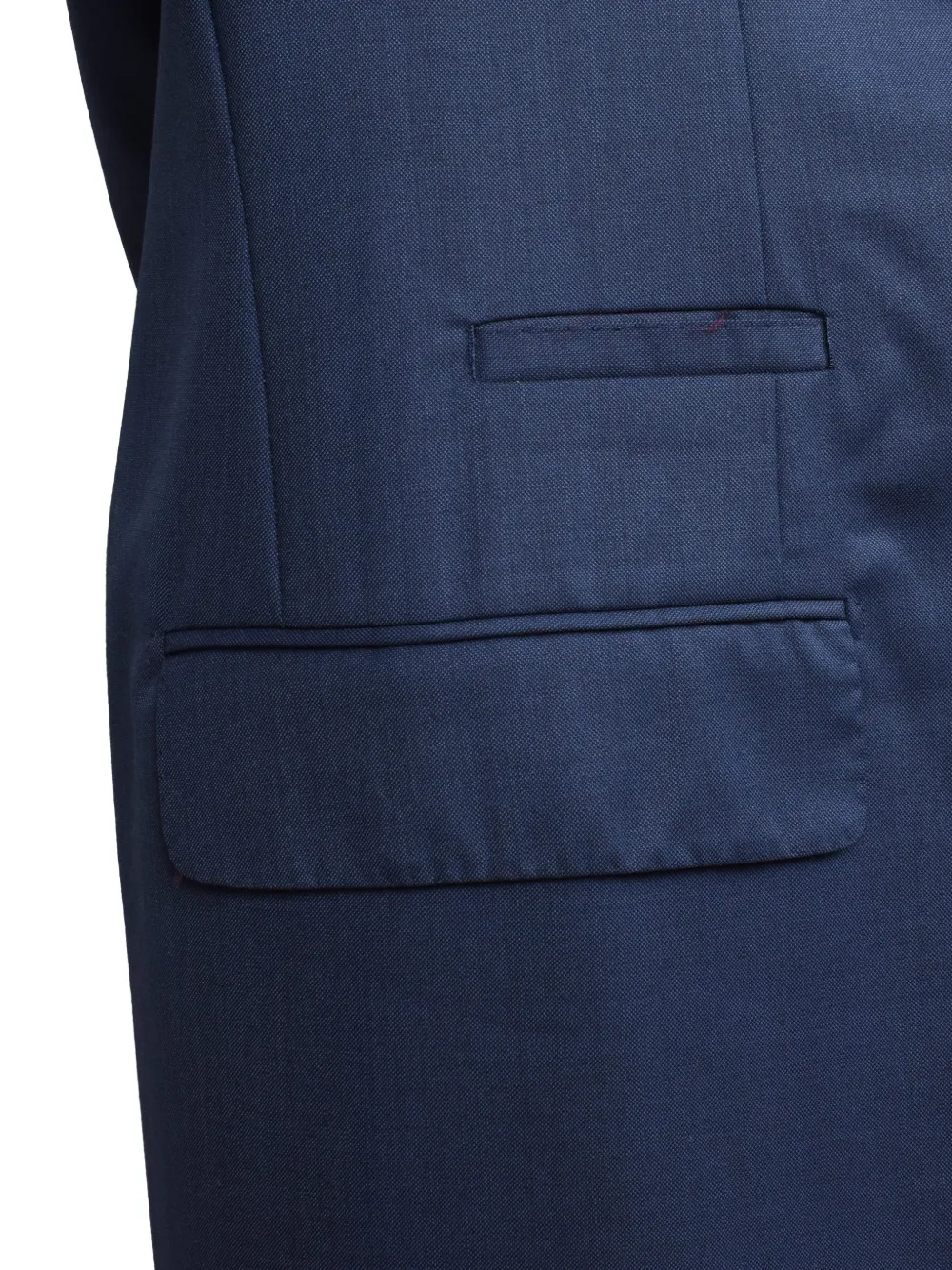 Brunello Cucinelli single-breasted wool suit jacket Blauw