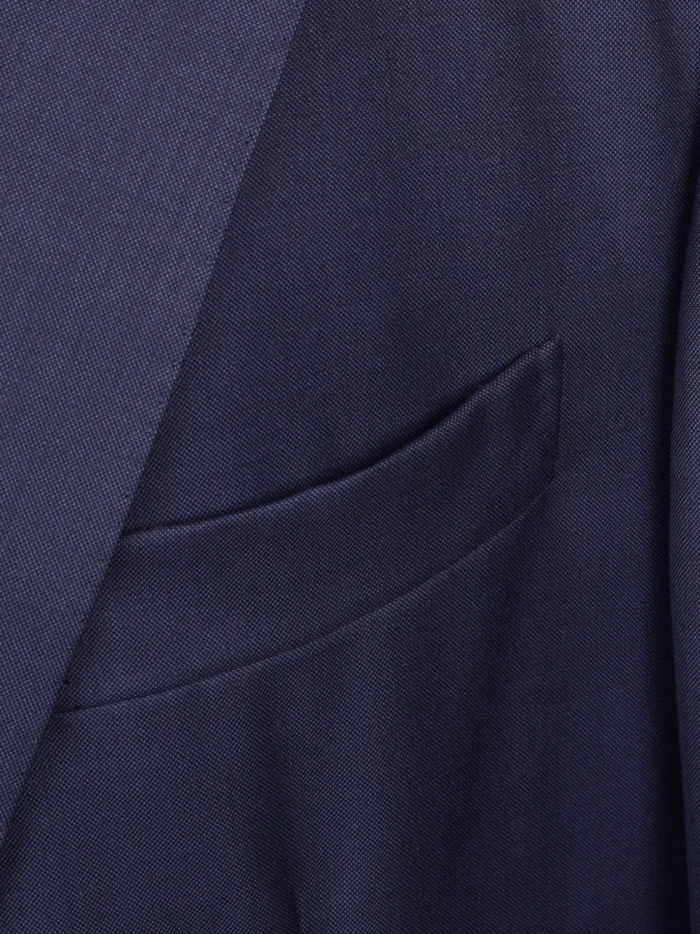 Brunello Cucinelli single-breasted wool suit jacket Blauw
