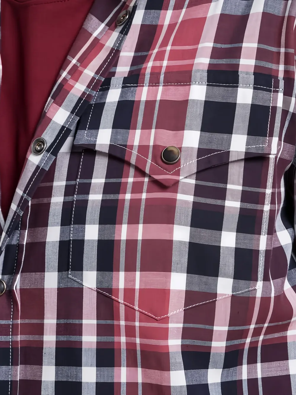 Brunello Cucinelli Geruit overhemd Rood