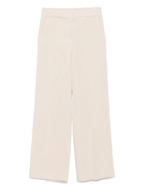 Via Masini 80 side-pockets ribbed trousers