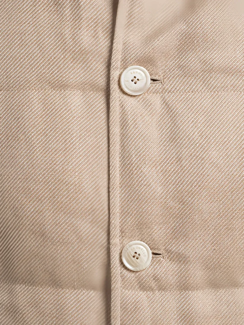 Brunello Cucinelli Button-fastening Quilted Gilet In Brown