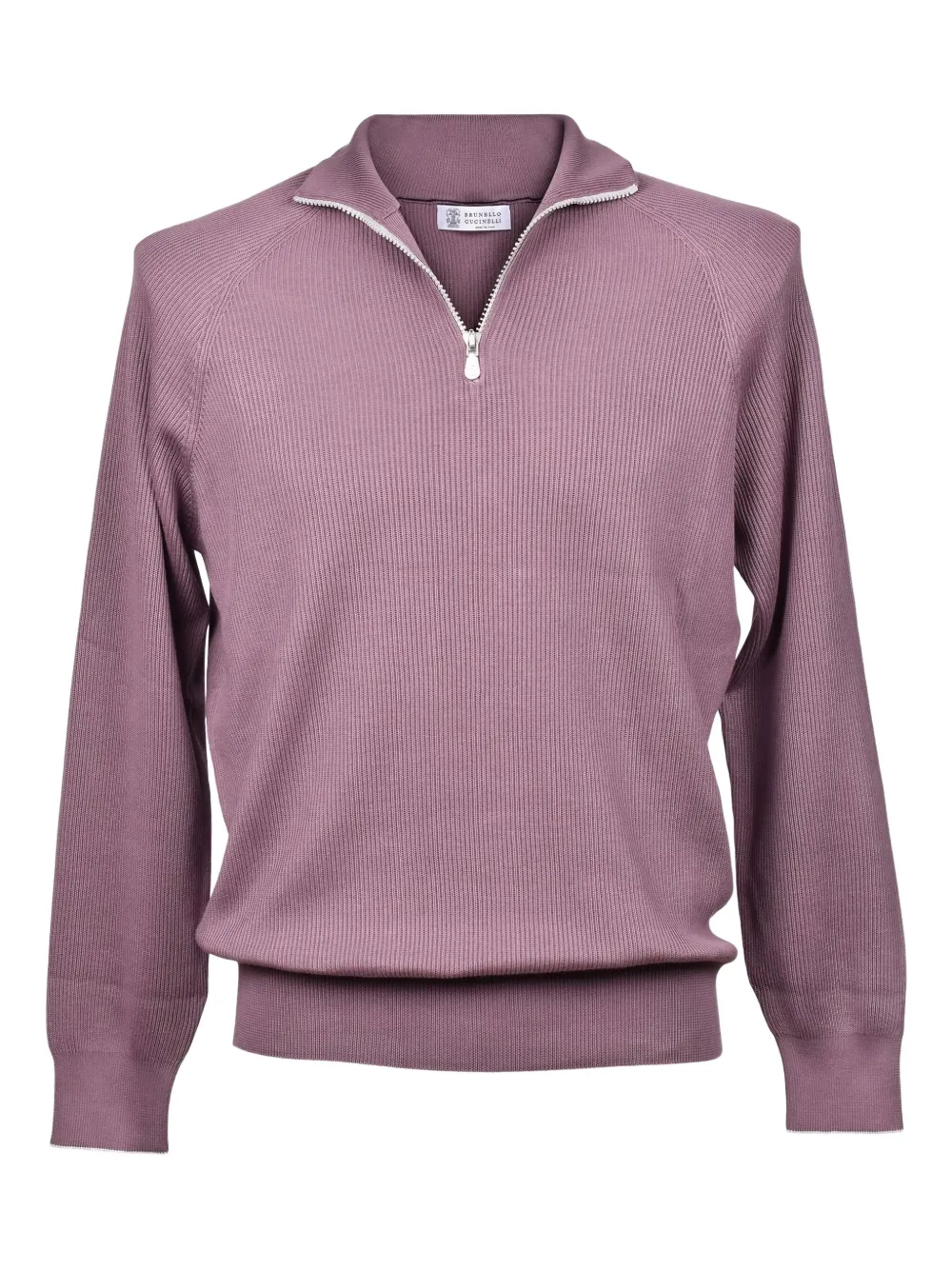 Brunello Cucinelli suéter tejido de canalé | morado | Image 1