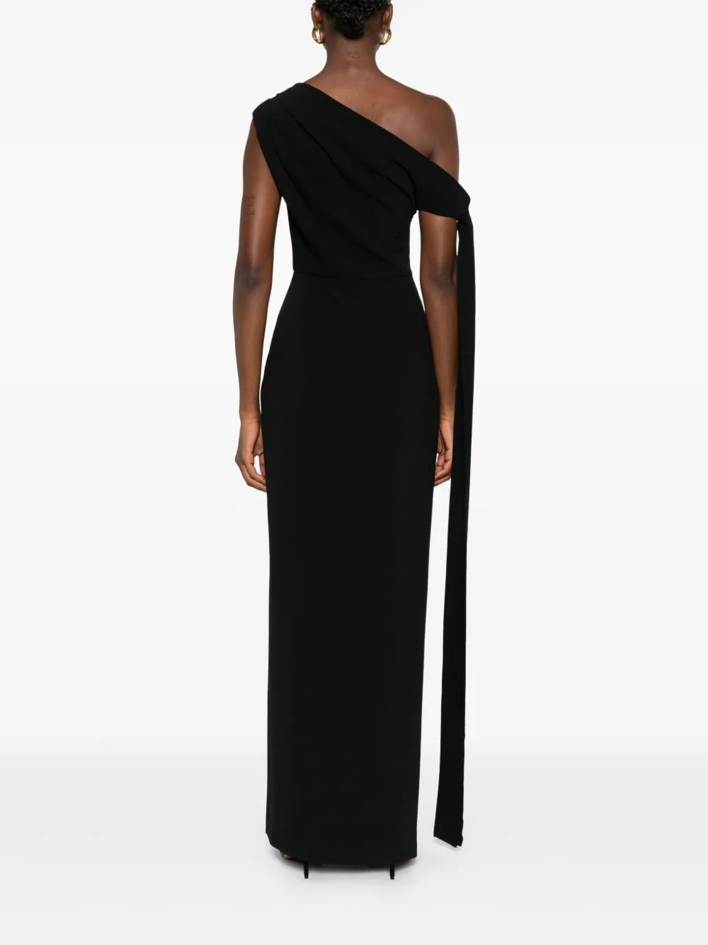 Solace London Irina maxi dress Zwart