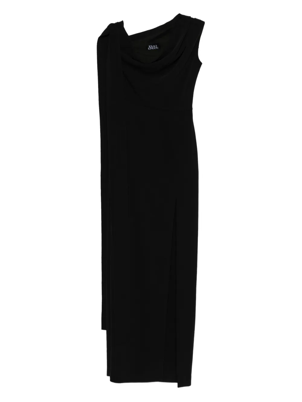 Solace London Irina maxi dress Zwart