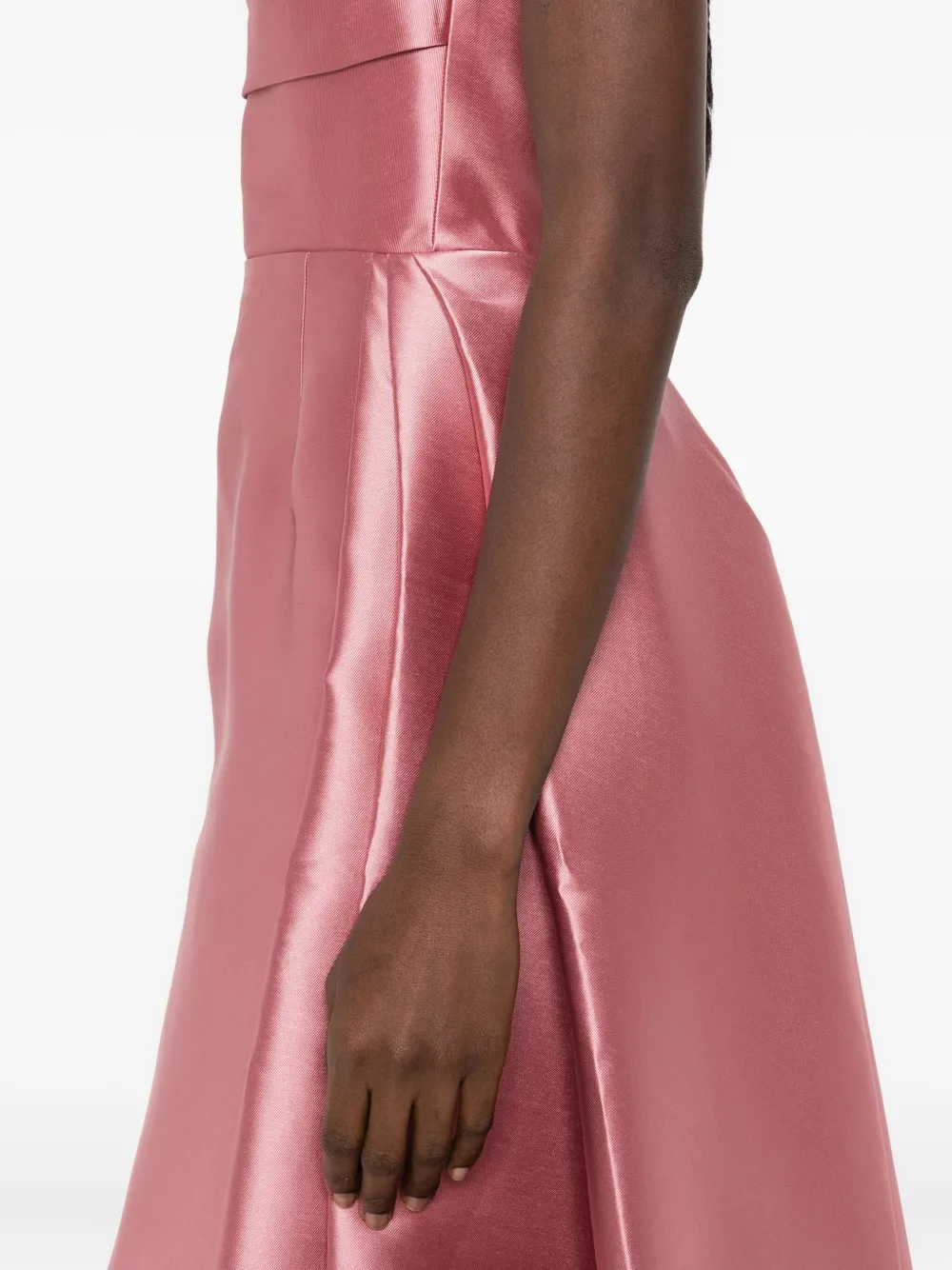 Solace London Strapless jurk Roze