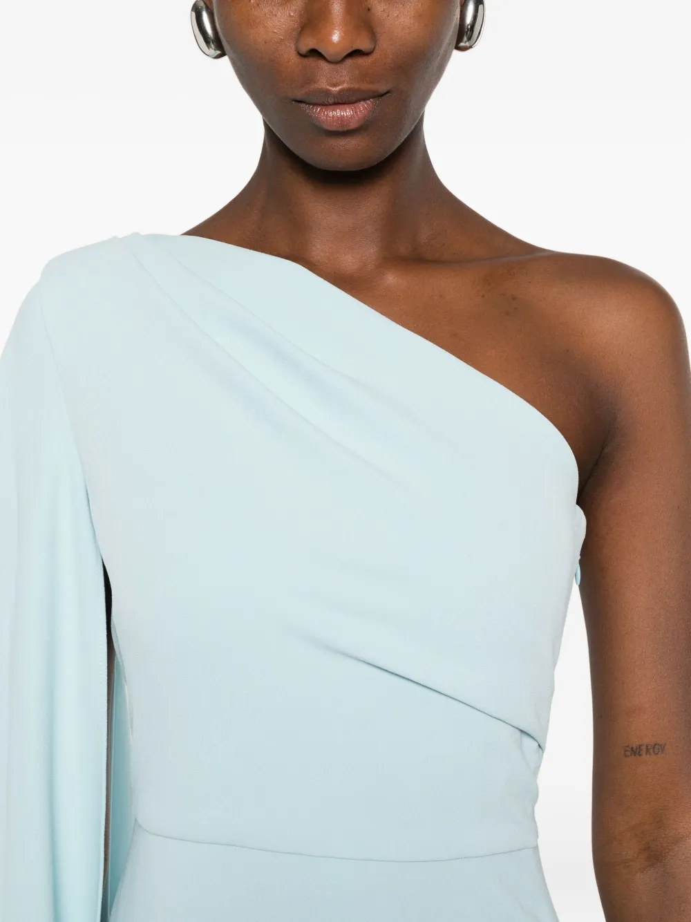 Solace London Yazmin maxi-jurk Blauw