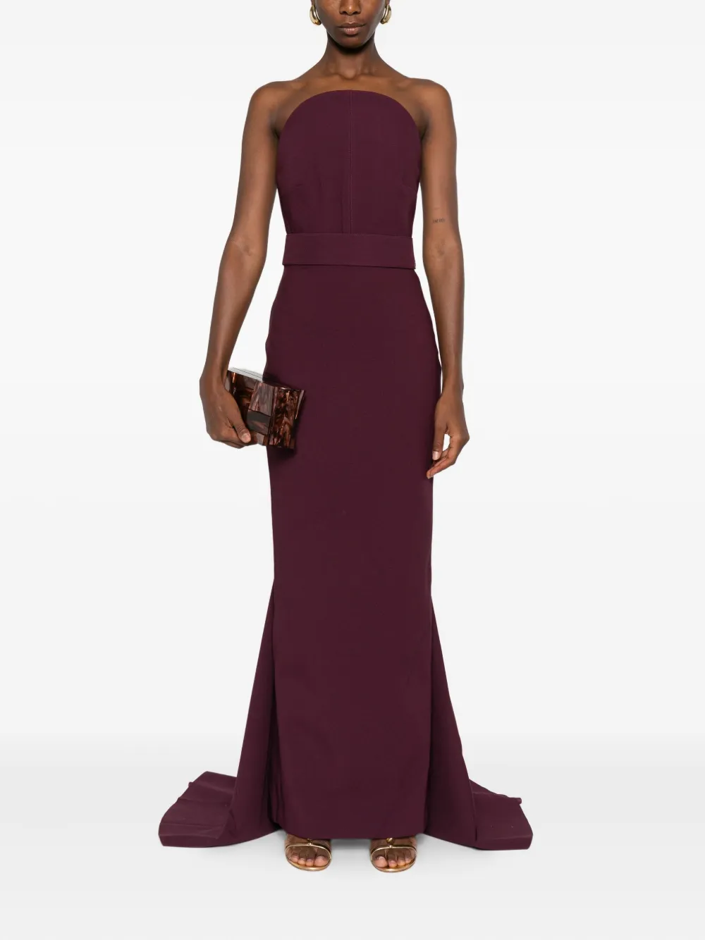 Solace London Citra maxi dress - Paars