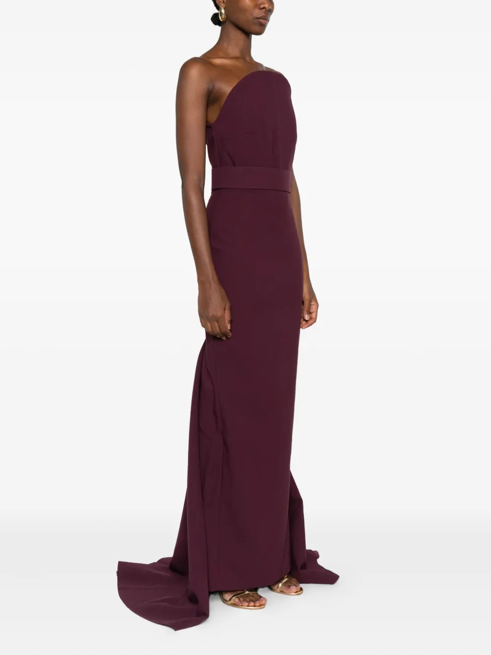 Solace London Citra maxi-jurk Paars