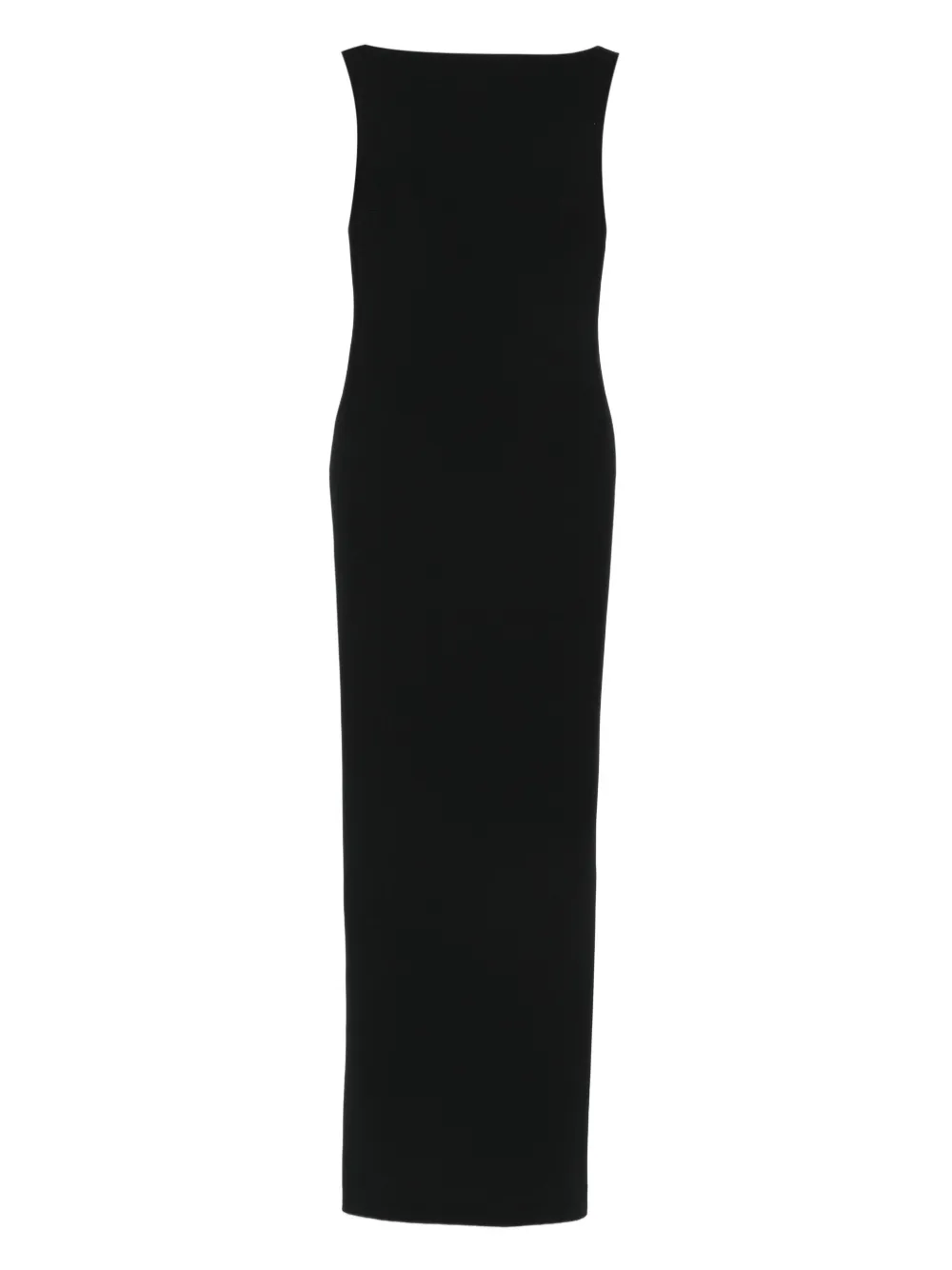 Solace London Imogen boat-neck maxi dress | Black | Image 1