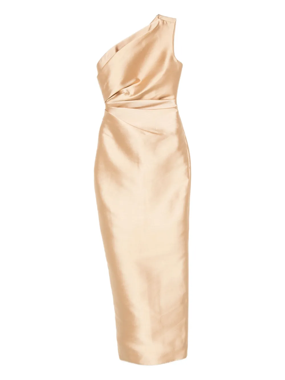 Solace London Kira Midi Dress In Gold