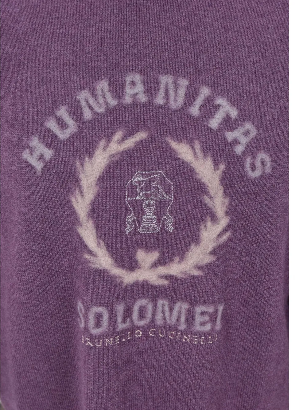 Brunello Cucinelli Coltrui met logo Paars