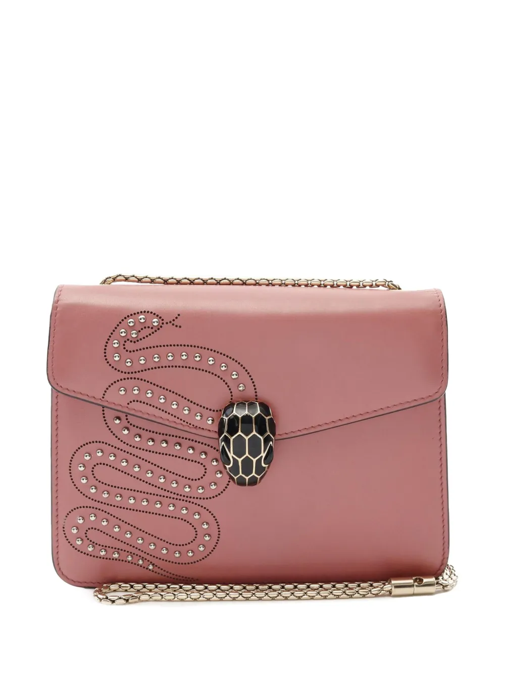 2018 Embellished Leather Serpenti Forever crossbody bag