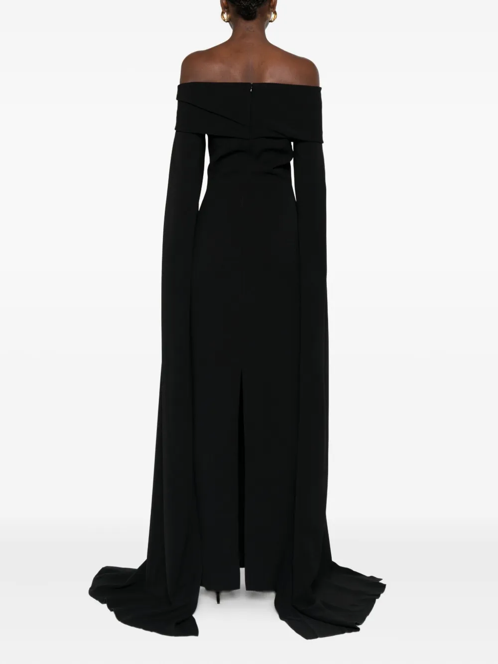 Solace London Nuri maxi dress Zwart