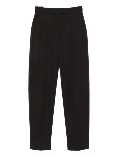 Alexander McQueen pressed-crease tailored trousers