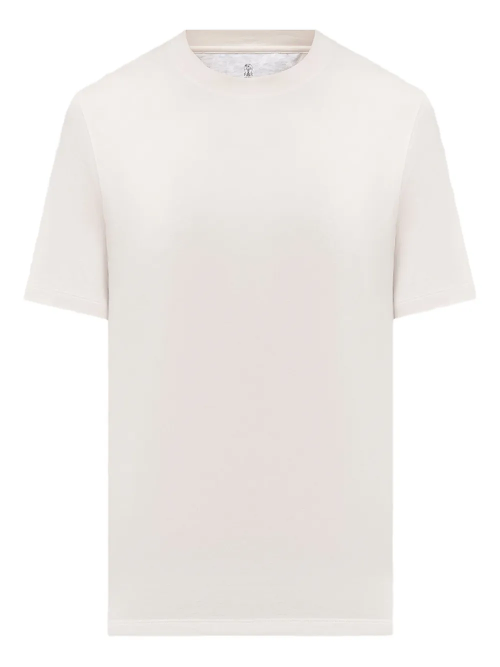 Brunello Cucinelli T-shirt met ronde hals Wit